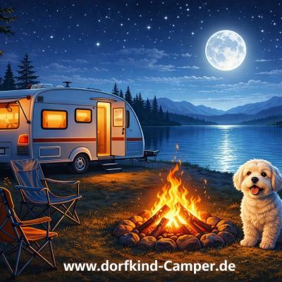 Wallpaper Dorfkind Camper 03